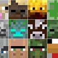 Minecraft Mobs Pixel Art 8X8