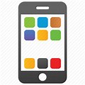 Mobile App Icon Clip Art