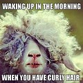 Monday Morning Messy Hair Meme