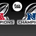 NFL Playoffs and AFC Championship Logo