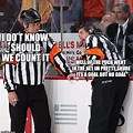 NHL Carolina Hurricanes Referee Meme
