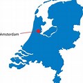 Netherlands Capital City Map