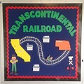 Northern Pacific Railway Train Bulletin Board