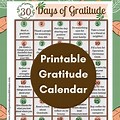 November Daily Gratitude Challenge