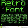 Old Computer Screen Font