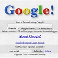 Old Google Website