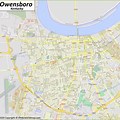 Owensboro Kentucky City Map