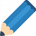 Pastel Blue Pencil Icon