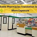 Pharmacy Translation Services Sign