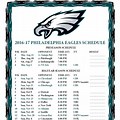 Phila Eagles Schedule Printable