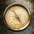 Picture of Vintage Compass Bad Quality Picture