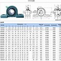 Pillow Block Bearing Size Chart PDF