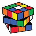 Play Rubik's Cube Clip Art