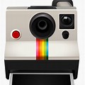 Polaroid Camera with Picture Coming Out Clip Art