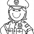 Police Cartoon Coloring Pages