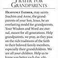 Prayer of Blessing for Grandparents