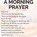 Prayer to Start Your Day with God
