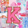 Preppy Wallpaper Letter K