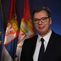 President of Serbia Lips
