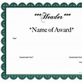 Printable Certificates with Gold Awards