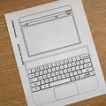 Printable Laptop Template for Kids