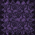 Purple Gothic Lace Wallpaper