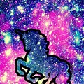 Rainbow Unicorn in Galaxy PFP