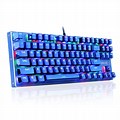 Red Blue and Purple Keyboard