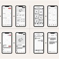 Refined Wireframe Sketches