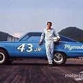 Richard Petty Racing with Cowboy Boots