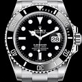 Rolex Watch Face Black and White