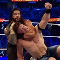 Roman Reigns Guillotine John Cena