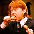 Ron Weasley Eating Chicken Wing