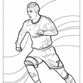 Ronaldo Soccer Coloring Pages