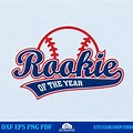 Rookie of the Year Birthday Free SVG