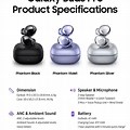 Samsung Earbuds Comparison Chart