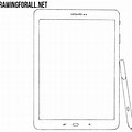 Samsung Flip Phone Tablet Drawing
