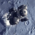 Science Fiction Moon Lander