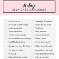Self-Care List Examples