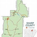 Sharp County AR Map of Landowners
