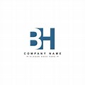 Simple Letter BH Logo