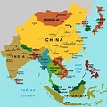 Singapore. China Map