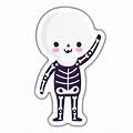 Skeleton Stickers for Kids