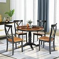Small Round Wooden Dining Table and Chairs