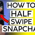 Snapchat Plus Half Swipe