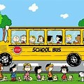 Snoopy School Bus Clip Art