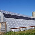 Solar Panels Greenhouse Roof