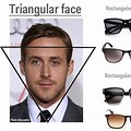 Square Frame Glasses On Inverted Triangle Face