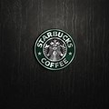 Starbucks 3D On Black Background