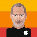 Steve Jobs Tim Cook and Apple Logo